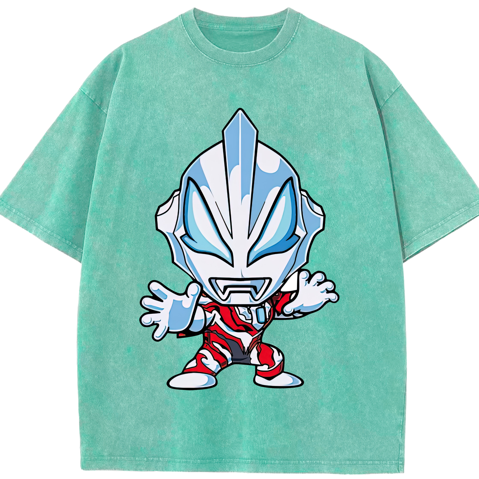 （画像用） ウルトラマン Ultraman 綿100% ヴィンテージ風 半袖Tシャツ（フロントプリント）